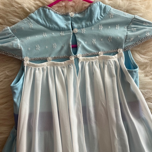 Only Little Once Elsa Dress and Cape Sz 8 - Picture 10 of 16